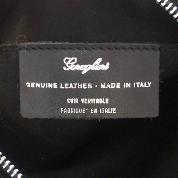 💯 Italian suede leather black fringe crossbody handbag - Picture 4 of 5